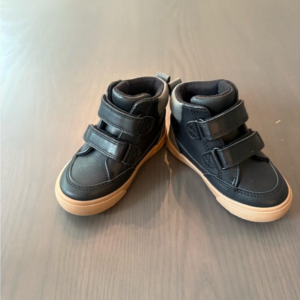 Cat & Jack Toddler Boys Black  High-Top Sneakers